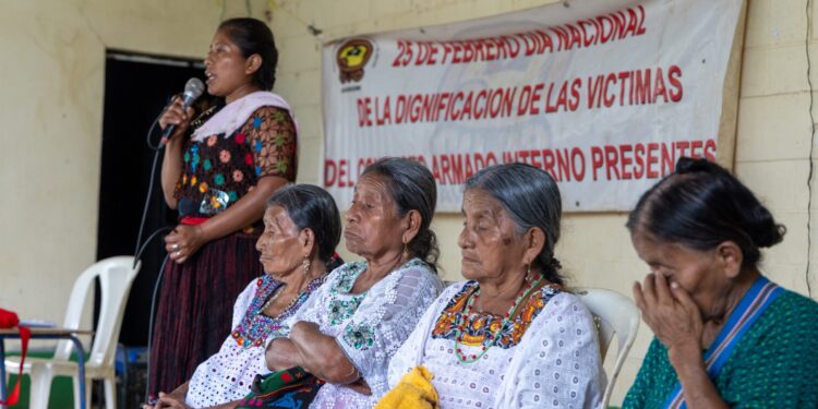 Conmemoran en Sepur Zarco el Día Nacional de la Dignidad de las Víctimas del Conflicto Armado Interno