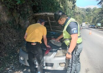 Provial, PNC y Gobernación de Totonicapán coordinan acciones para reforzar la seguridad vial en dos puntos de la CA-1 Occidente