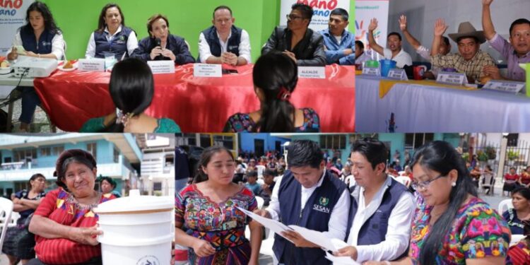 Mano a Mano avanza en Sololá con acciones concretas para mejorar la calidad de vida