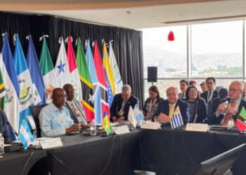 El Canciller de Guatemala, Carlos Ramiro Martínez, participa en la Reunión Ministerial de la CELAC, en Honduras