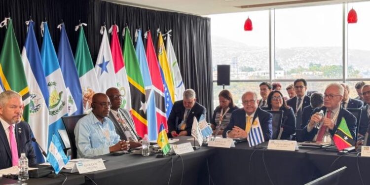 El Canciller de Guatemala, Carlos Ramiro Martínez, participa en la Reunión Ministerial de la CELAC, en Honduras