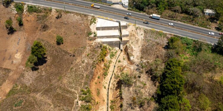 CIV concluye obra de mitigación y prevención en el km 26.2 de la Ruta a El Salvador
