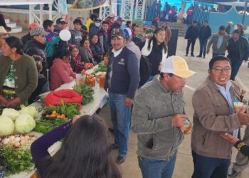 Feria del Agricultor llegó a Concepción Tutuapa, San Marcos