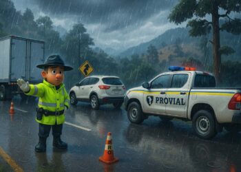 En temporada de lluvia maneja seguro con las recomendaciones que te da PROVIAL