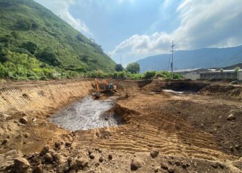 Trabajos en El Cafetal ya dan resultados: pozo absorbe agua en la CA-9 Sur