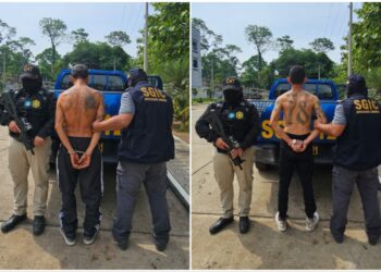 Remiten a peligrosos pandilleros salvadoreños interceptados en Ayutla, San Marcos