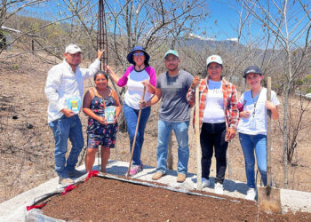 Impulsan implementación de huertos familiares en Sansare