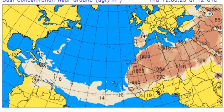 Polvo del Sahara tiene efectos positivos para la agricultura, pero secuelas en la salud humana