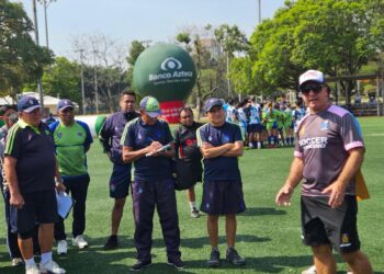 Patricio Mac Allister compartió con Juan Carlos Plata en el Campo Marte