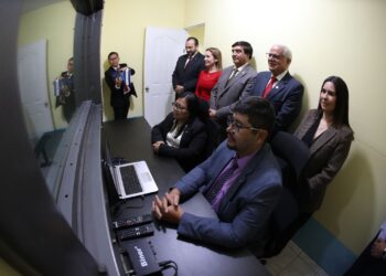 Habilitan modernas salas de videoaudiencia en Fraijanes I