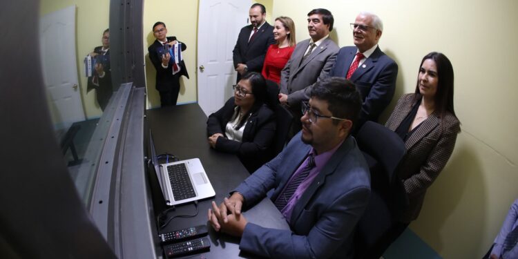 Habilitan modernas salas de videoaudiencia en Fraijanes I