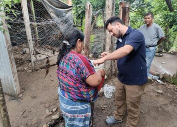 En Chuarrancho vacunan a 395 aves de traspatio