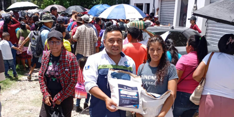 Agricultores de San Pedro Pinula, Jalapa reciben semillas de maíz mejorada