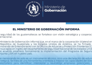 El Ministerio de Gobernación informa: