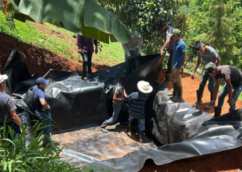 Optimizan reservorio de agua de lluvia para apoyar actividades agrícolas