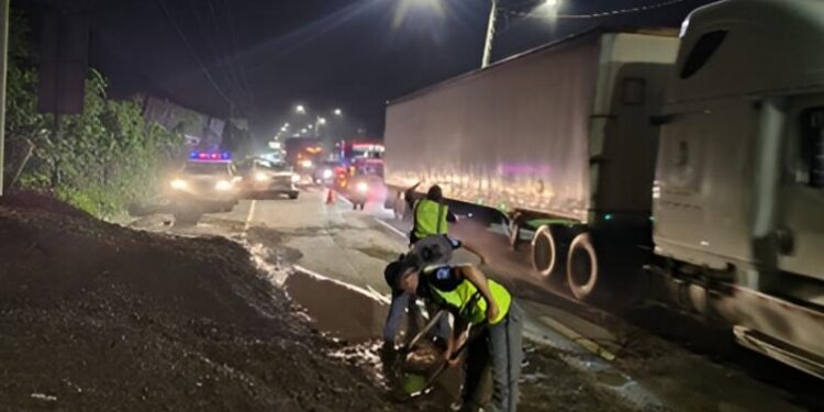 Cuando la tierra se mueve, PROVIAL no se detiene: así se trabaja en las carreteras del país