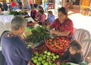 Variedad de productos frescos impulsados en la Feria del Agricultor de Sololá