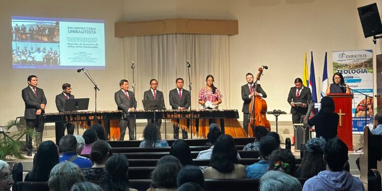 Marimba de Concierto de Bellas Artes representa a Guatemala en Colombia