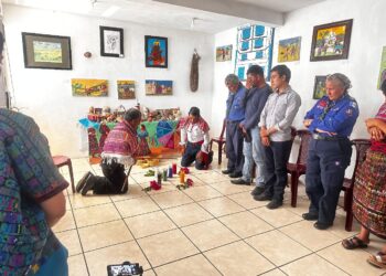La exposición de arte y pintura salamateco en Baja Verapaz