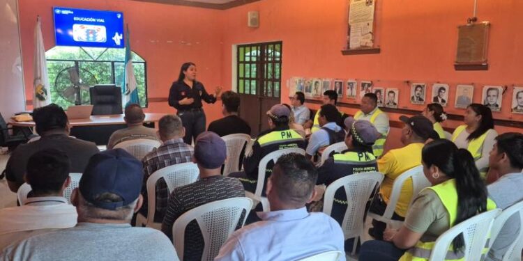 PROVIAL forma a PMT de San José El Ídolo para fortalecer la seguridad vial desde lo local