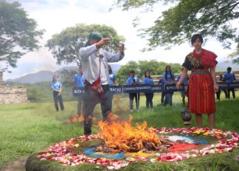 Se encendió el fuego sagrado a 100 días de los Juegos Centroamericanos Guatemala 2025