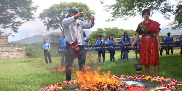 Se encendió el fuego sagrado a 100 días de los Juegos Centroamericanos Guatemala 2025