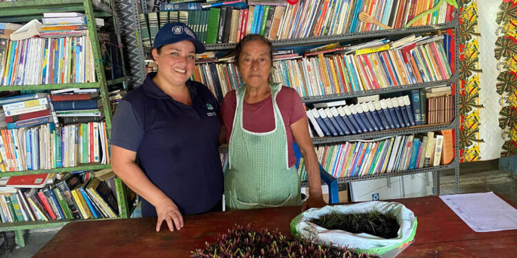 Apoyan a familias agricultoras de Villa Canales con entrega de pilones