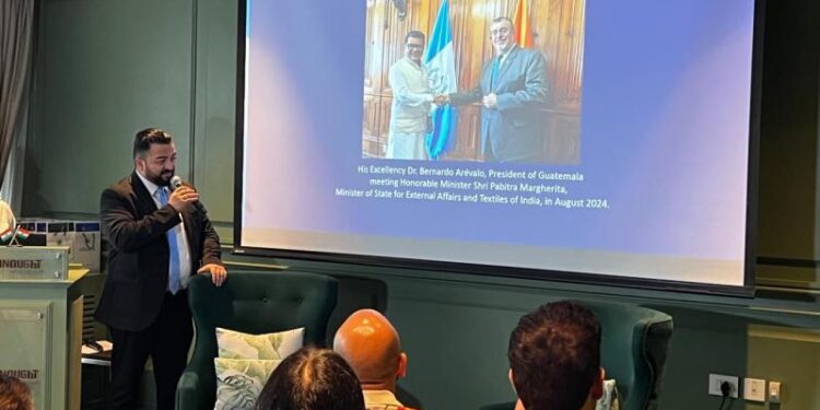 Embajada de Guatemala en India participa en diálogo con la fundación Prabha Khaitan