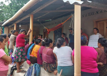 Familias elaboran abonos orgánicos para mejorar sus cultivos