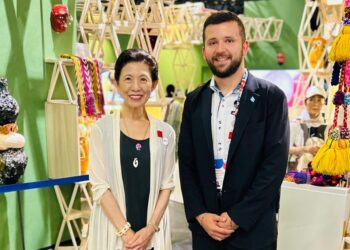 Princesa Takamado de Japón visita pabellón de Guatemala en la Expo 2025 Osaka