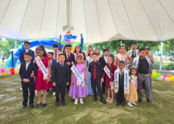 Coronan a Miss y Míster Hispano 2025 en el Campo Marte