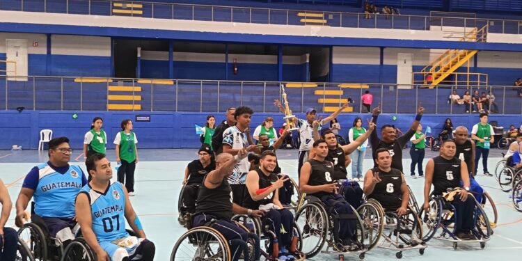 Nicaragua y Guatemala se coronan en el Campeonato de Baloncesto sobre Silla de Ruedas en el Parque Erick Barrondo