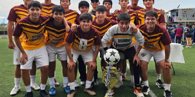 Osorio Sandoval se corona campeón en la final de la Liga MCD Sub-17 del Parque de la Paz, zona 21