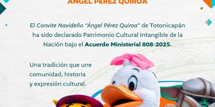 Patrimonio Cultural Intangible: Convite Navideño “Ángel Pérez Quiroa”
