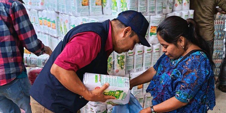 Familias de Alta Verapaz reciben raciones alimentarias de programa APA