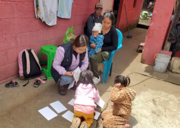 Monitorean huertos familiares en Momostenango
