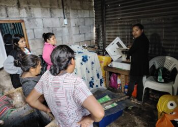 Mujeres de San Miguel Petapa optimizan capacidades en producción avícola