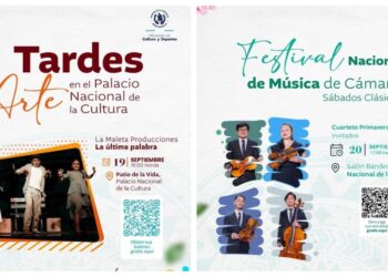 Danza-teatro y música de cámara: una vibrante semana en la cartelera del Palacio Nacional de la Cultura