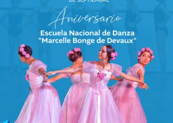 02 de septiembre Aniversario de la Escuela Nacional de Danza “Marcelle Bonge de Devaux”.