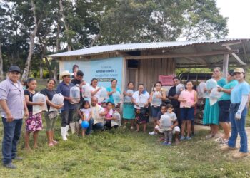 Entregan alevines que fortalecen la seguridad alimentaria de zona de adyacencia