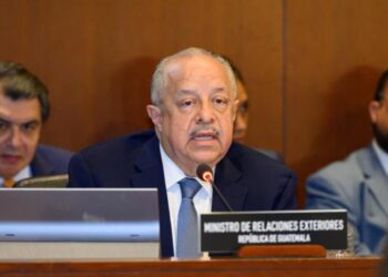 Canciller Carlos Ramiro Martínez Alvarado participa en sesión extraordinaria de la OEA para exponer las graves amenazas que enfrenta el orden constitucional y democrático en Guatemala