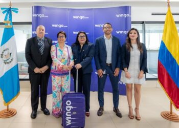 MINEX participa en la inauguración del vuelo Ciudad de Guatemala – Bogotá, de la aerolínea de bajo costo Wingo