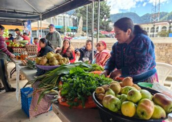 Productos frescos y a precios accesibles alegraron a Totonicapán con la Feria del Agricultor