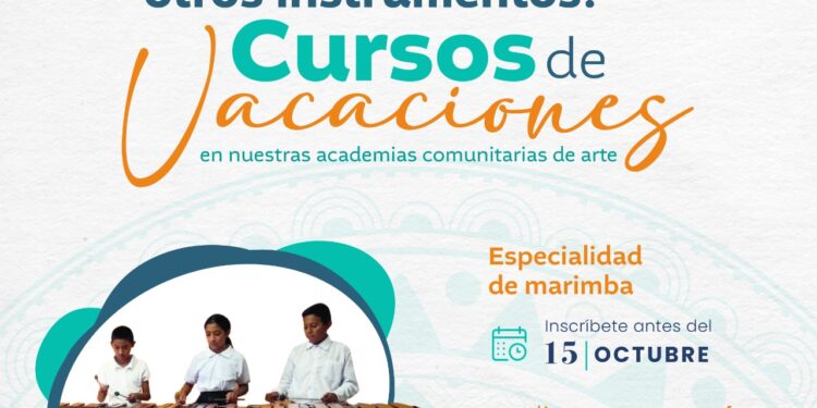 ¡El alma de Guatemala te llama! Aprende a tocar marimba con los cursos de vacaciones del MCD