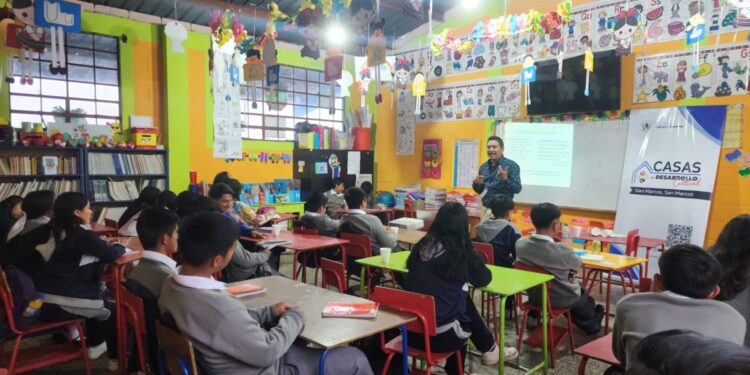 Fortalecen el uso del idioma Mam en San Marcos a través de jornada educativa