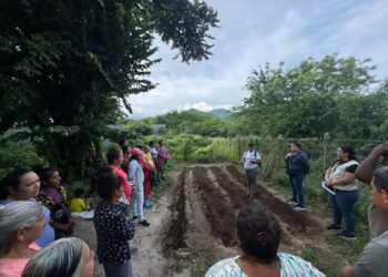 Establecen huerto comunal para fortalecer agricultura familiar en comunidad de Zacapa