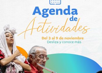Agenda de actividades del 3 al 9 de noviembre de 2025