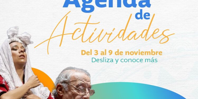 Agenda de actividades del 3 al 9 de noviembre de 2025