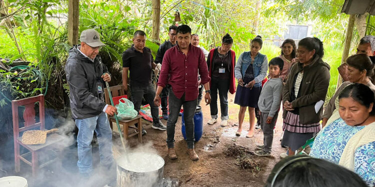 Capacitan a productores en el uso de insecticida orgánico para cultivos de tomate