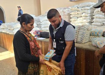 Familias de San Pedro Carchá y San Miguel Uspantán reciben asistencia alimentaria